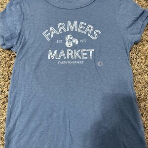 Blue Farmers Market American eagle tee